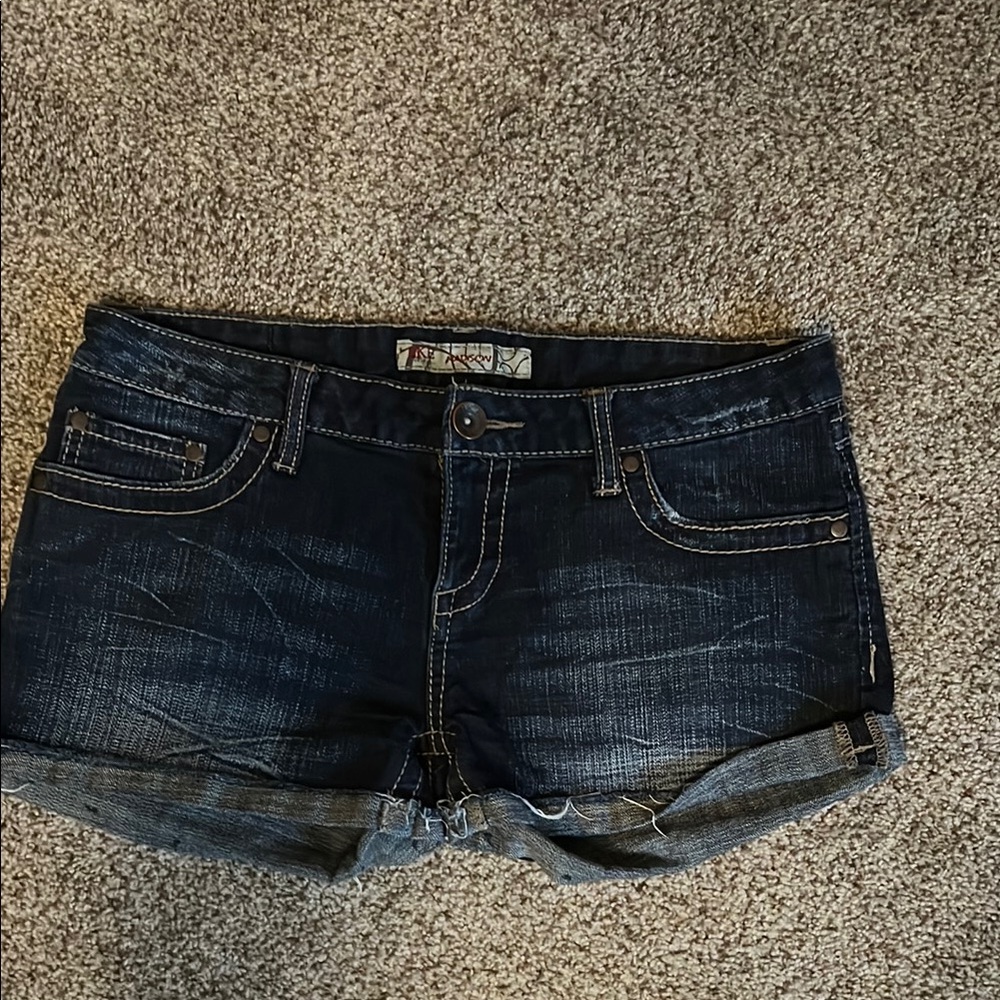 BKE Denim - Dark Blue Denim Women's Shorts / Size: 29